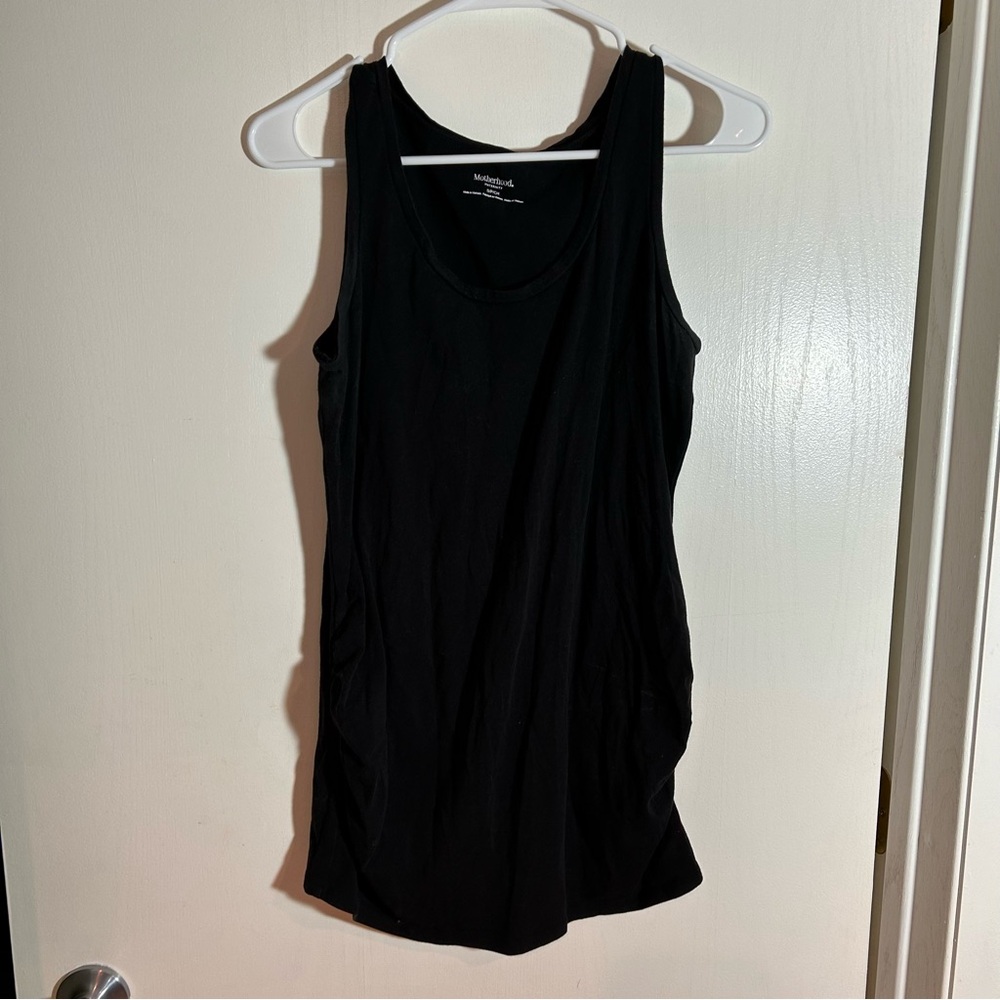 Motherhood Maternity black tank small